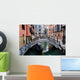 Venice Italy Gondolier and Wall Decal