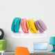 Colorful macaron cookies Wall Decal