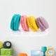 Colorful macaron cookies Wall Decal