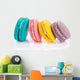 Colorful macaron cookies Wall Decal