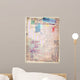 Scrapbook,graffiti and collage series Wall Mural