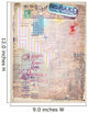Scrapbook,graffiti and collage series Wall Mural