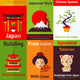 Japan Mini Posters Wall Decal