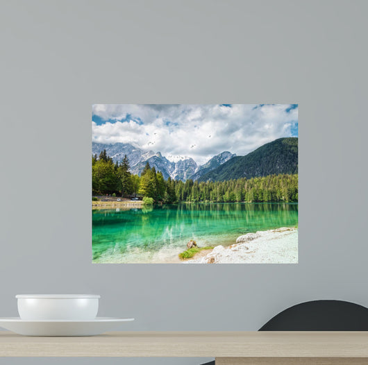 Lake Fusine Italian Alps Wall Decal