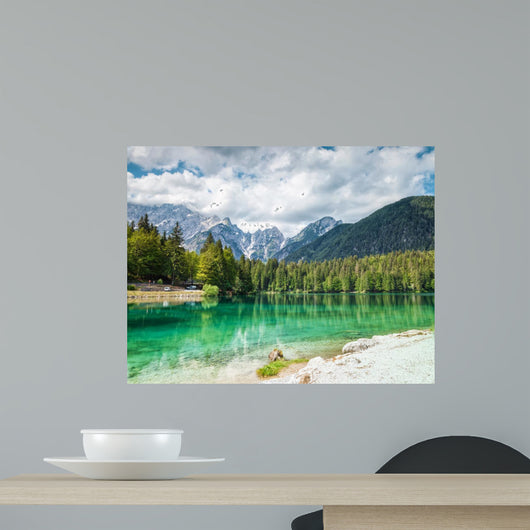 Lake Fusine Italian Alps Wall Decal