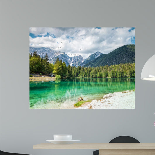 Lake Fusine Italian Alps Wall Decal