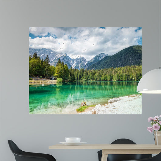 Lake Fusine Italian Alps Wall Decal