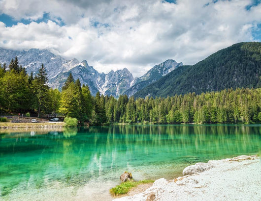 Lake Fusine Italian Alps Wall Decal