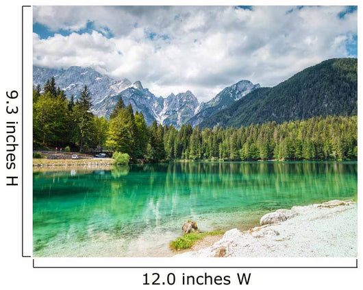 Lake Fusine Italian Alps Wall Decal