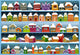 Winter Banners With Cartoon Houses Wall Decal