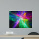 Multicolor glowing plasma in space Wall Mural