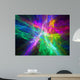 Multicolor glowing plasma in space Wall Mural