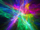Multicolor Glowing Plasma In Space Wall Decal