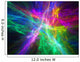 Multicolor glowing plasma in space Wall Mural