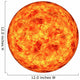 Sun - elements furnished by NASA Wall Decal