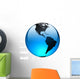 aqua earth Wall Decal