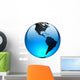 aqua earth Wall Decal