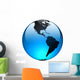 aqua earth Wall Decal