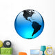 aqua earth Wall Decal