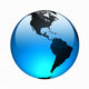 Aqua Earth Wall Decal