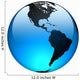 aqua earth Wall Decal