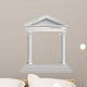Temple Front with Columns Wall Decal