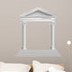 Temple Front with Columns Wall Decal