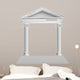 Temple Front with Columns Wall Decal