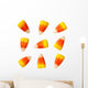 Halloween Candy Corns Wall Decal Sticker Set