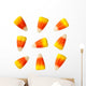 Halloween Candy Corns Wall Decal Sticker Set