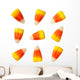 Halloween Candy Corns Wall Decal Sticker Set
