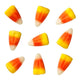 Halloween Candy Corns Wall Decal Sticker Set
