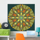 Ethnic Round Element Wall Mural