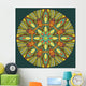 Ethnic Round Element Wall Mural