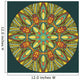 Ethnic Round Element Wall Mural