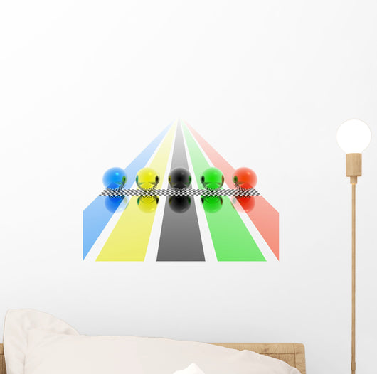start competition Wall Decal