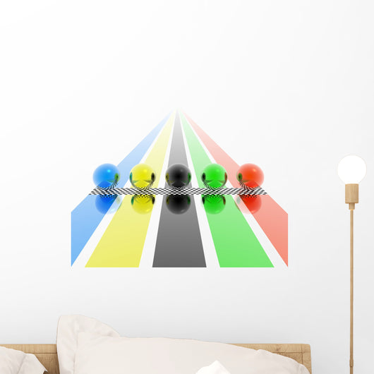 start competition Wall Decal