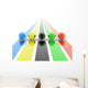 start competition Wall Decal