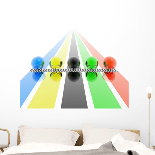 start competition Wall Decal