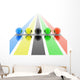 start competition Wall Decal