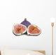 Fresh Figs Isolated on White Background Wall Decal