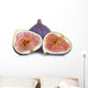 Fresh Figs Isolated on White Background Wall Decal