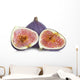 Fresh Figs Isolated on White Background Wall Decal