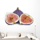 Fresh Figs Isolated on White Background Wall Decal