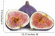 Fresh Figs Isolated on White Background Wall Decal