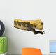 Lizard Crested Gecko White 2 Wall Decal