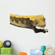 Lizard Crested Gecko White 2 Wall Decal
