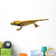 Lizard Crested Gecko White Wall Decal
