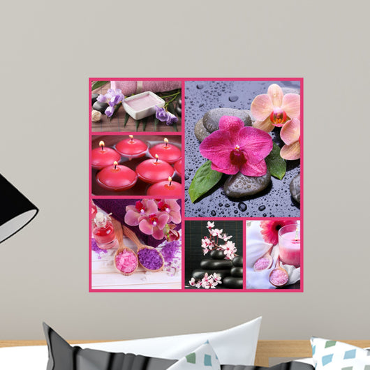 Spa collage Wall Mural