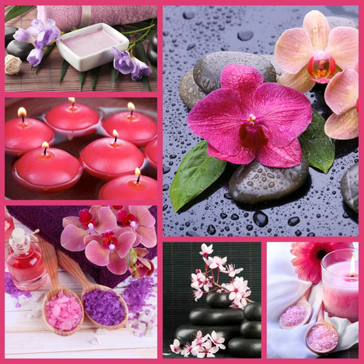 Spa Collage Wall Decal